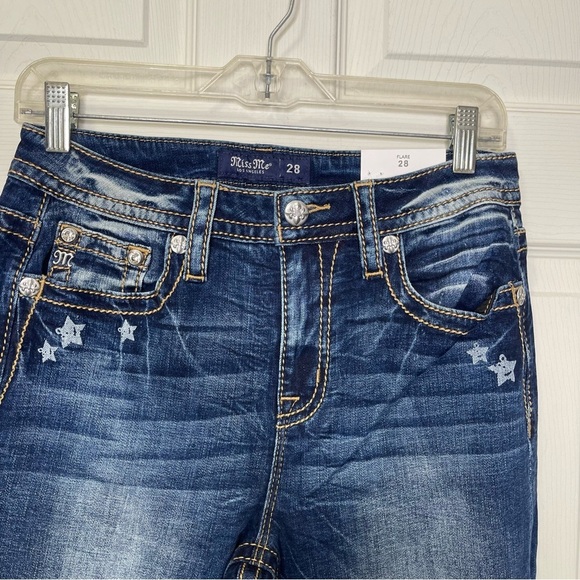 Miss Me Stars n Stripes High Rise
Flare Jeans - Picture 7 of 12